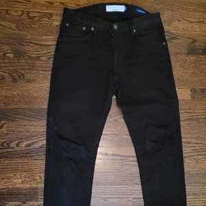 Peter Manning Skinny Black Jeans, 28 x 25
